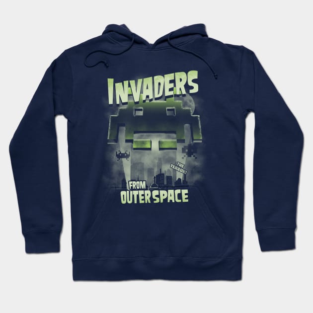 Invaders from outer space Hoodie by Piercek25